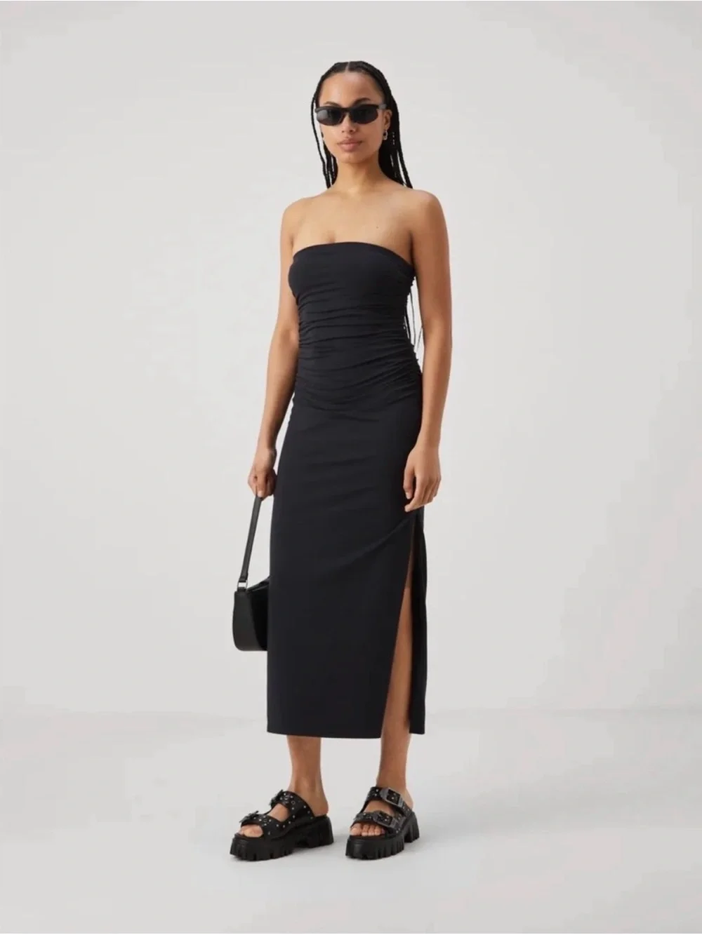 Abercrombie & Fitch Modal Blend Strapless Dress